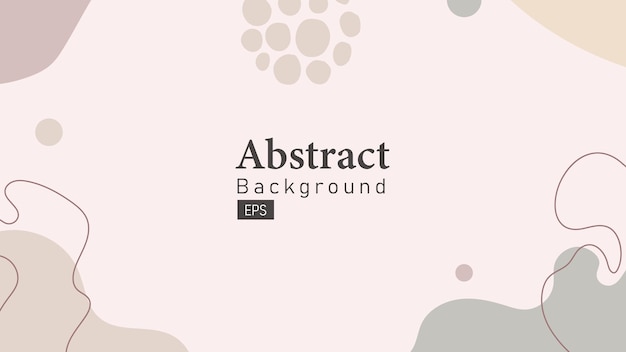 Flat abstract doodle background