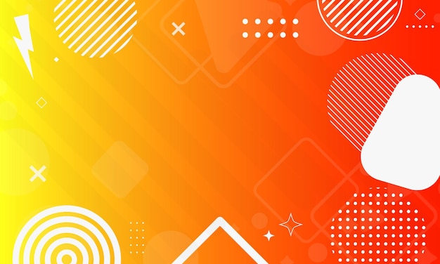 フラットな抽象的な幾何学的な背景デザイン