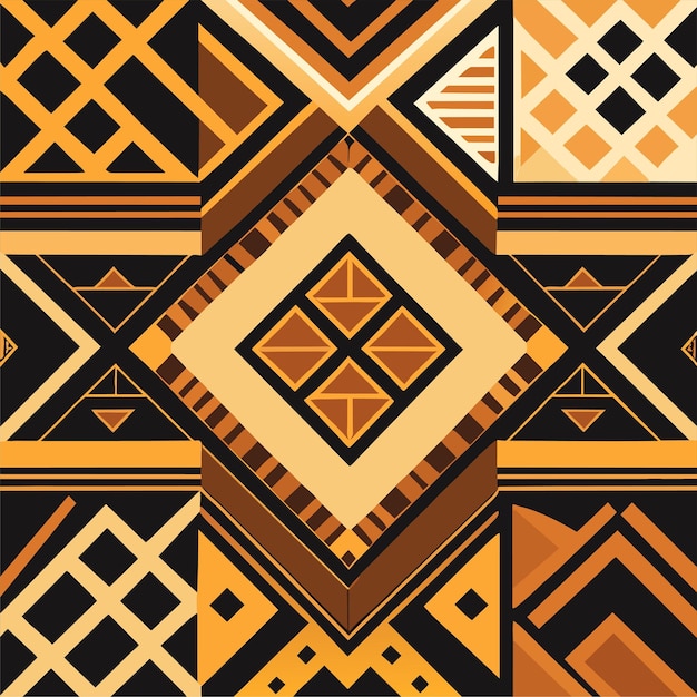 Design piatto con motivo africano