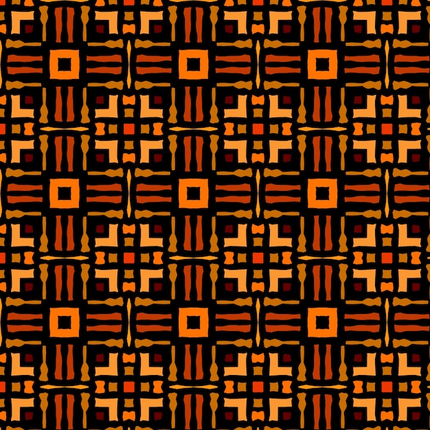 Flat african pattern design