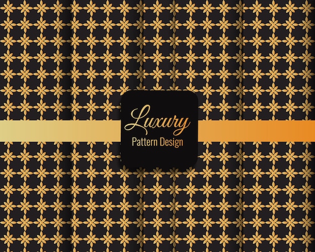 Flat art deco pattern design premium vector