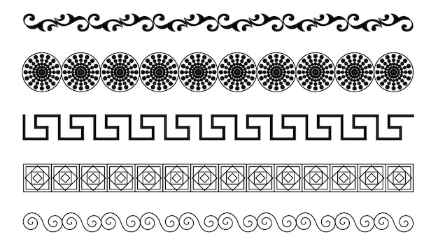 Vector flat border design vector