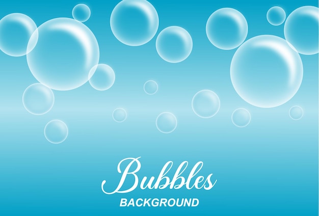 Flat Bubbles Background