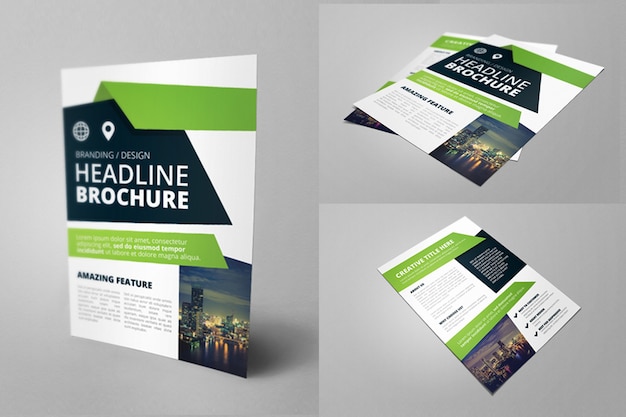 flat business flayer