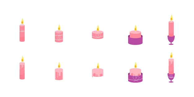 Flat Candle Collection