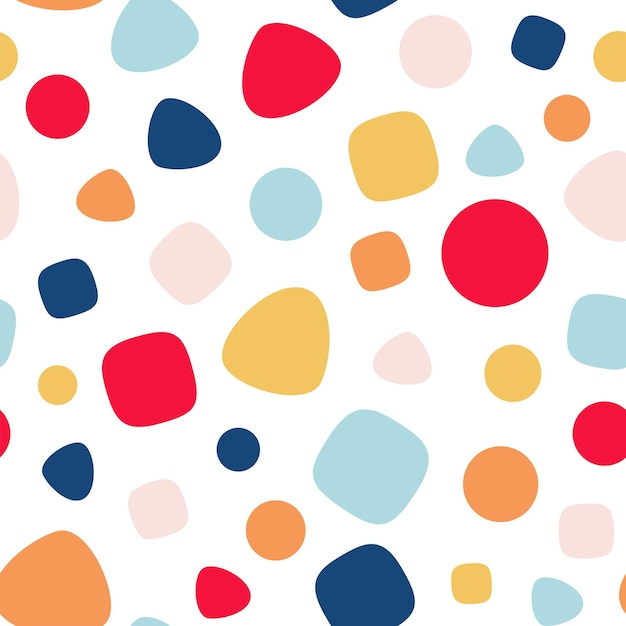 Flat cartoon pattern