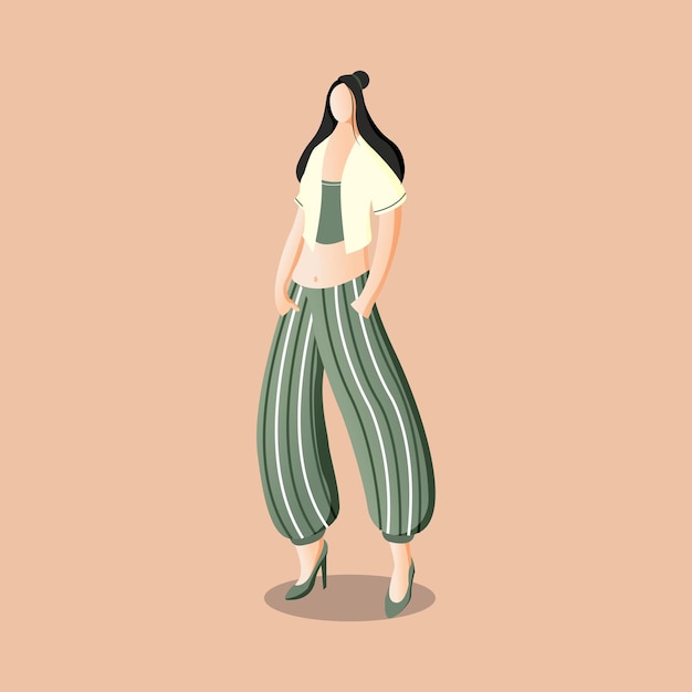 Flat character illustration