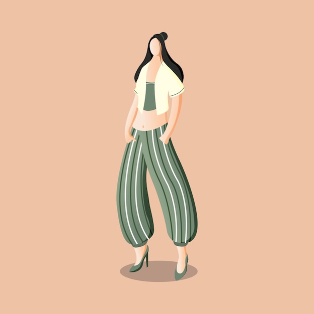 Vector flat character illustration