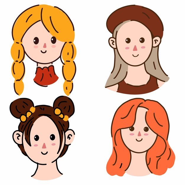 Flat Characters Design Vector