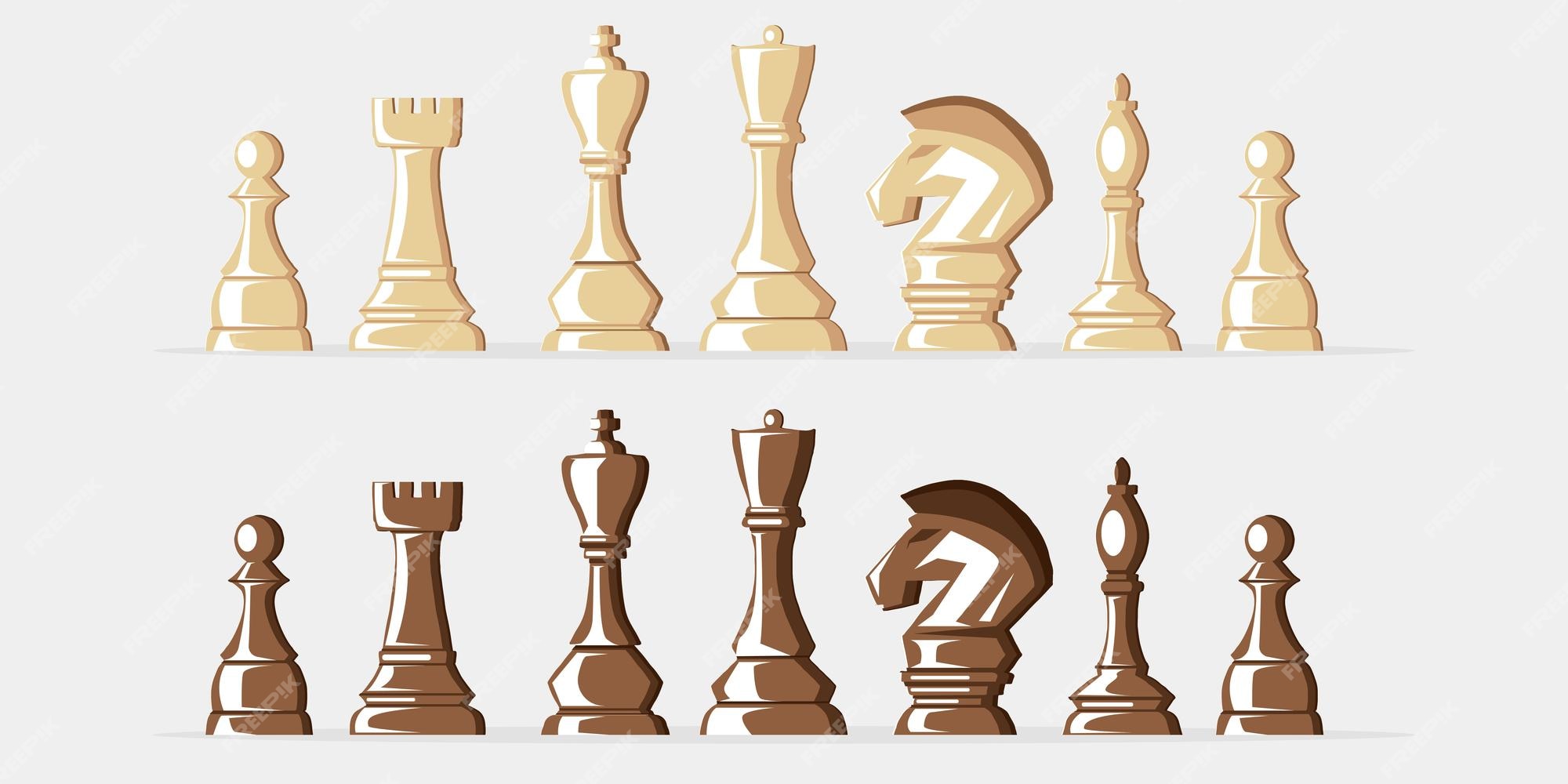 Chess Pieces Illustration