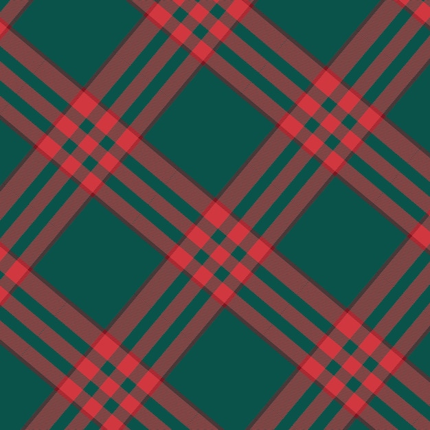 Vector flat christmas plaid pattern design