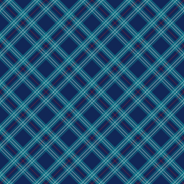 Flat christmas plaid pattern design