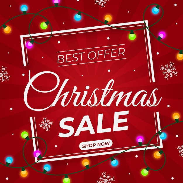 Vector flat christmas sale best offer