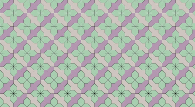 Вектор Плоская красочная мозаичная текстура фона