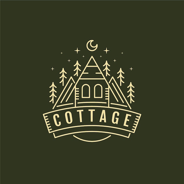 flat cottage logo