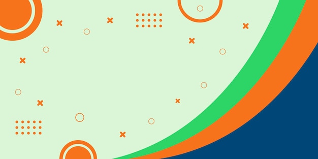 Flat design abstract background