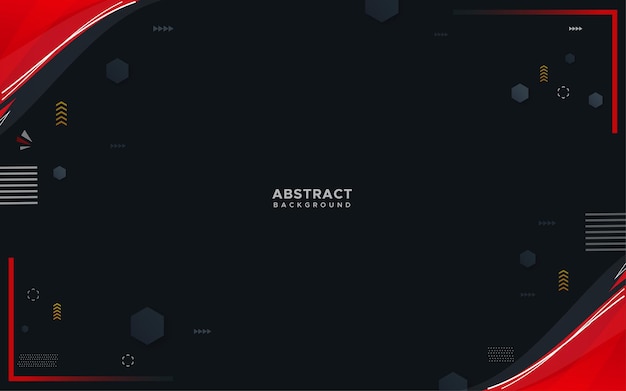 Flat design of abstract background