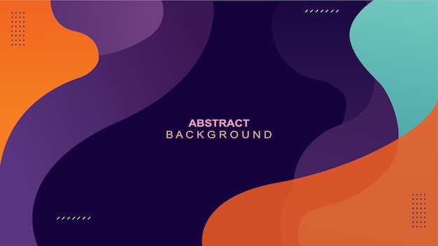 flat design of abstract background