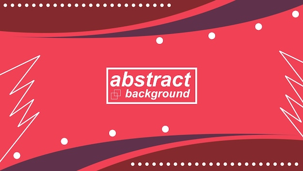 Flat design abstract dynamic background