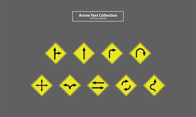 Vector flat design arrow collection vector directional sign icons set collection modern colorful geometric