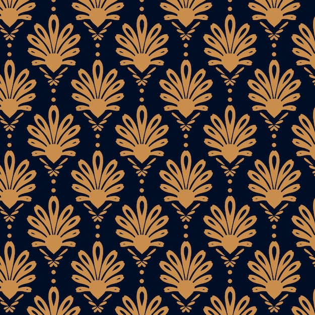 Flat design art deco pattern