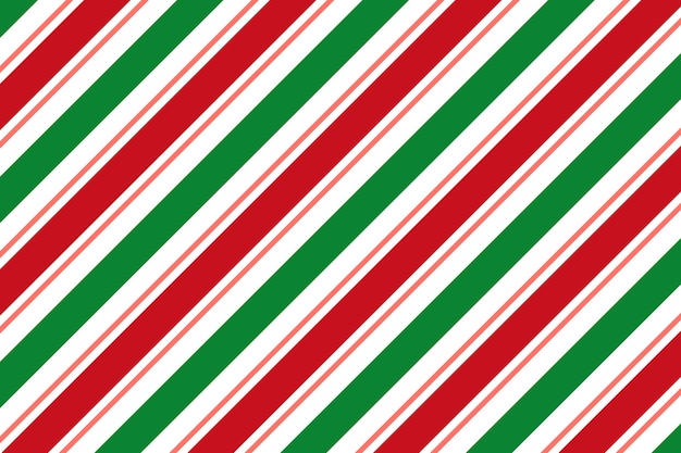 Vector flat design candy cane background