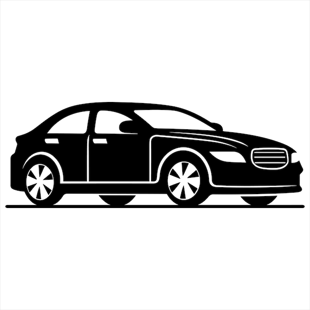 Vector flat design car illustration