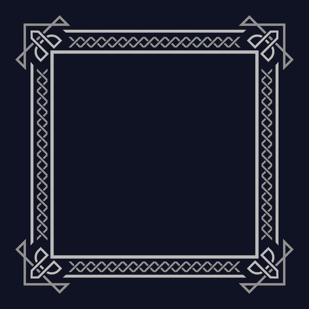평면 디자인 켈트 프레임