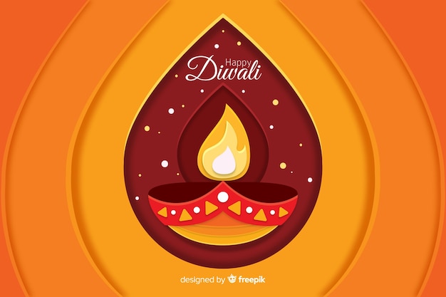 Design piatto di vendita diwali con gradiente