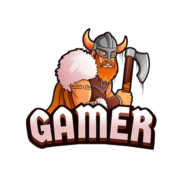flat design gaming logo