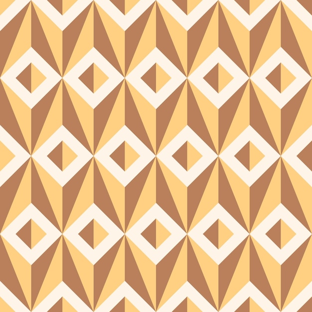 Flat design geometric abstract fabric seamless pattern