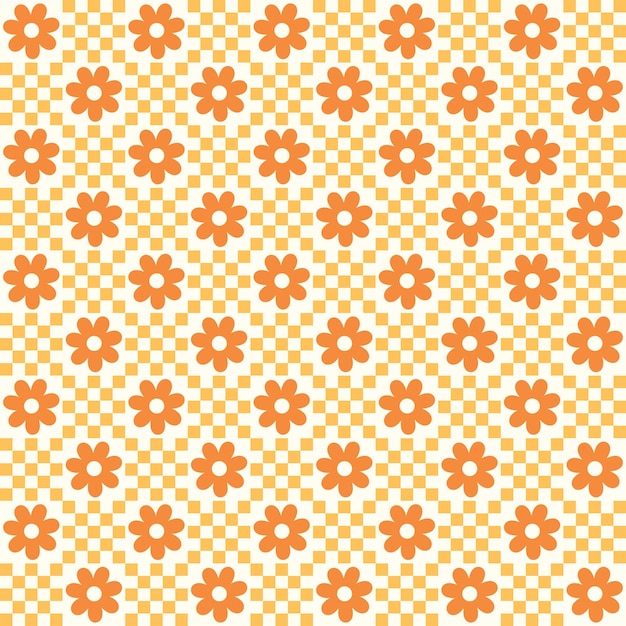 Flat design geometric abstract fabric seamless pattern