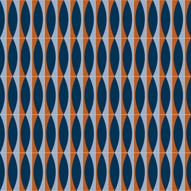Flat design geometric abstract tiles seamless pattern