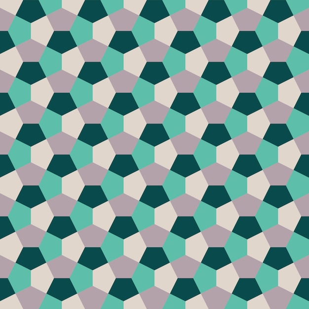 Flat design geometric abstract tiles seamless pattern