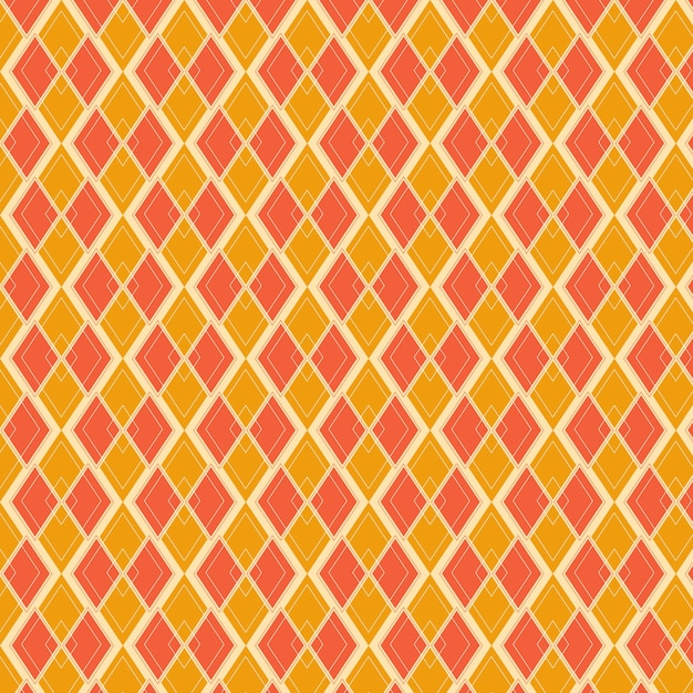 Flat design geometric argyle pattern