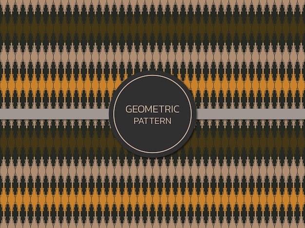 Vector flat design geometric mosaic pattern free vector