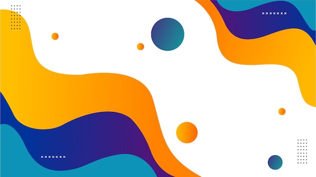 Flat Design Of Gradient liquid abstract background