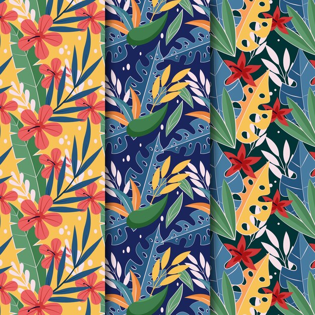 Illustrazione del modello di camicia hawaiana design piatto