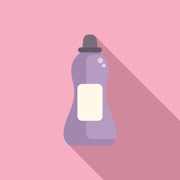 洗剤のボトルのフラットデザインのイラスト