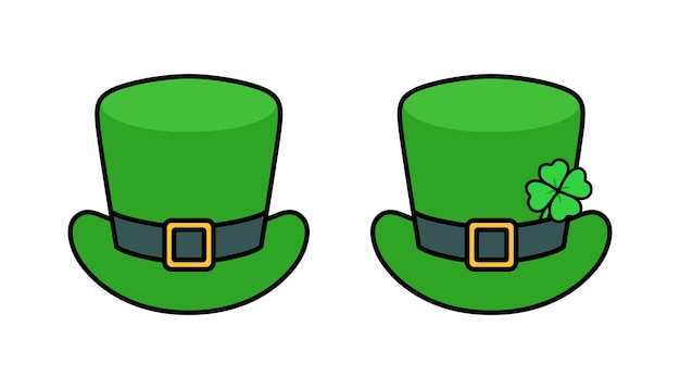 Flat Design Leprechaun Hat