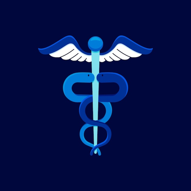 Vector flat design medical and pharmacy symbol