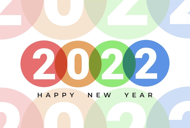 ベクトル フラットデザイン新年2021