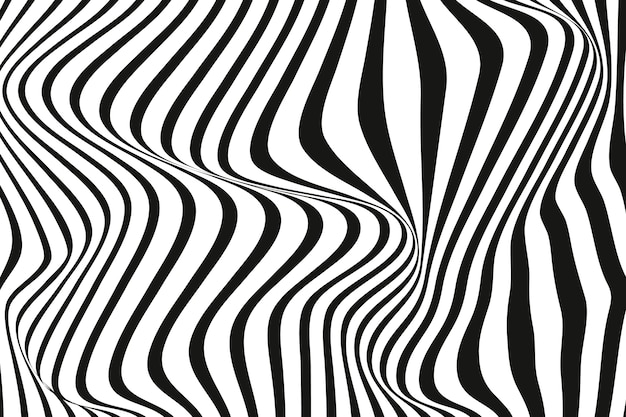 Vector flat design optical illusion background