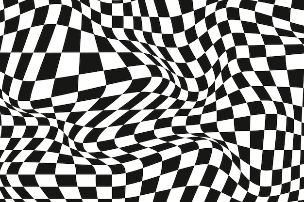 Vector flat design optical illusion background