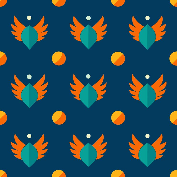 Vector flat design pattern 17