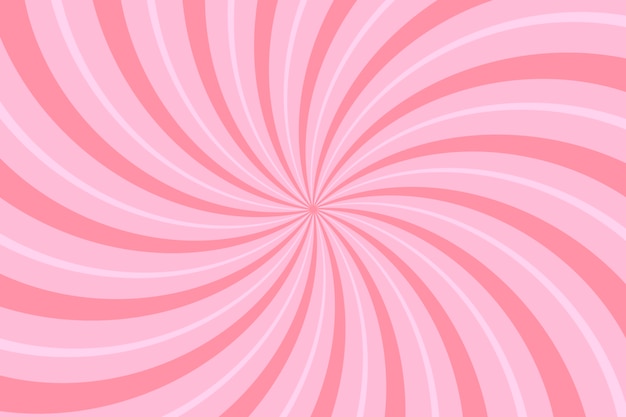 Vector flat design pink swirl background