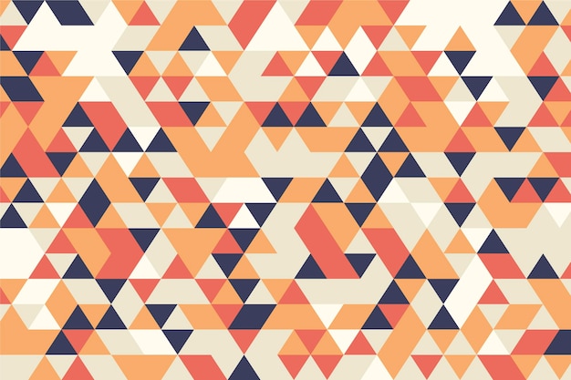 Vector flat design polygonal background