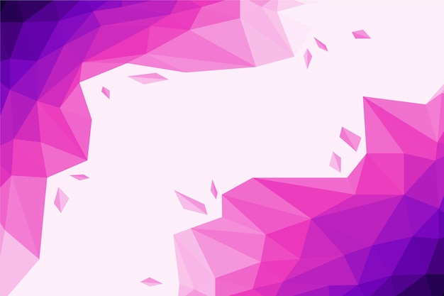 Vector flat design polygonal background