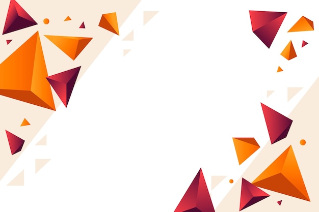 Flat design polygonal background