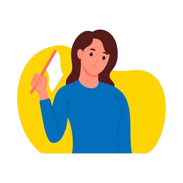 Flat design pray for ukraine illustration